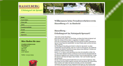 Desktop Screenshot of hasselberg-spessart.de