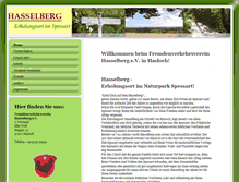Tablet Screenshot of hasselberg-spessart.de